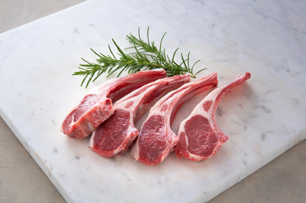 Chops fresh halal meat product
